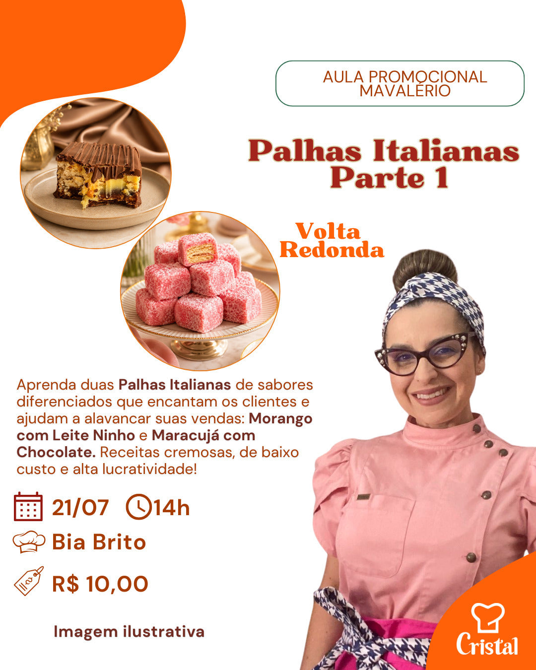 21/07 - Aula Promocional Mavalério: Palhas Italianas parte 1 - Volta Redonda - Prof. Bia Brito